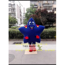 Blue Star Mascot Costume