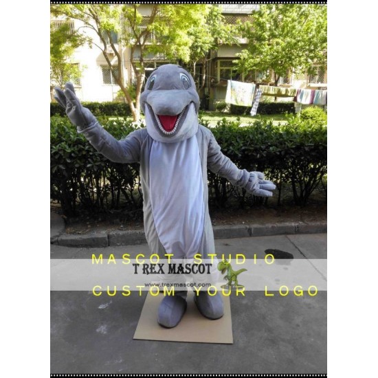 Dolphin Mascot Costume Cartoon Character