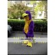 Purple Eagle Mascot Costume Hawk Falcon