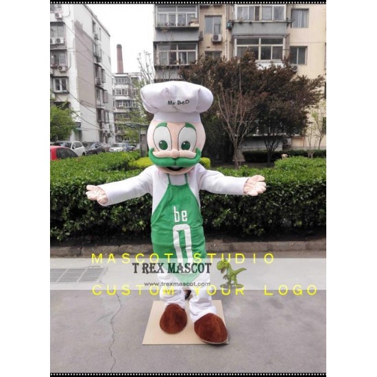 Cooker Mascot Costume Chef