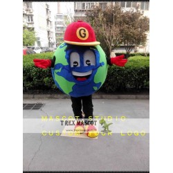 Globe Mascot Costume Earth