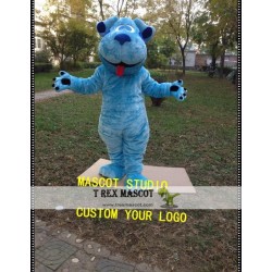 Blue Dog Mascot Costume