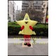 Yellow Star Superman Mascot Costume