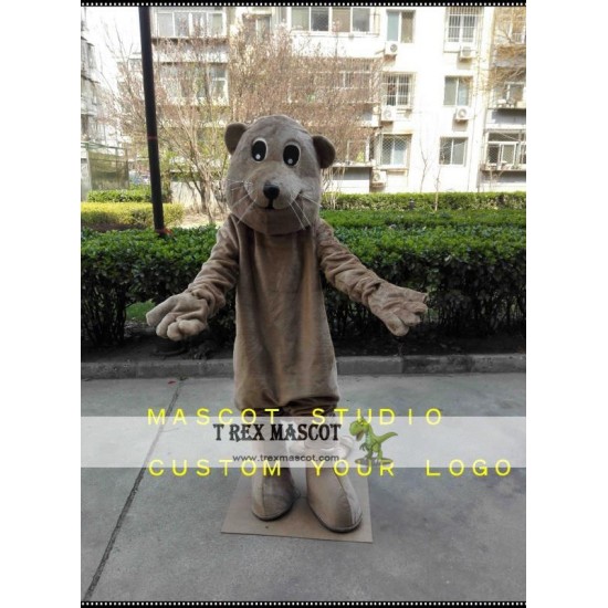 Beaver Mascot Costume Caster Fiber