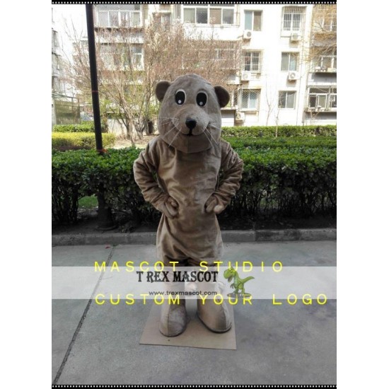 Beaver Mascot Costume Caster Fiber