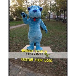 Blue Dog Mascot Costume