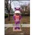 Purple Hippo Mascot Costume