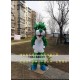 Green Panther Mascot Costume Leopard