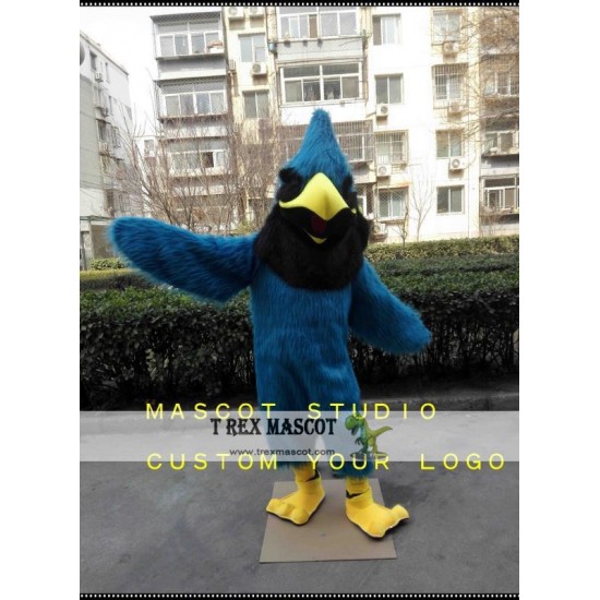 Blue Jay Mascot Costume Bird