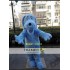 Blue Plush Dog Mascot Costume