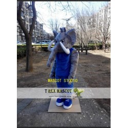 Powerful Elephant Mascot Costume