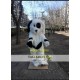 White Plush Dog Mascot Costume