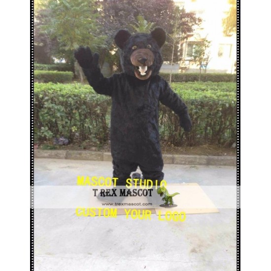 Black Bear Mascot Costume