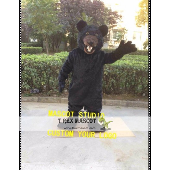 Black Bear Mascot Costume