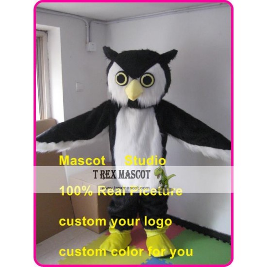 Plush Owl Hoot Mascot Costume