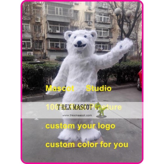 Polar Bear Mascot Costume