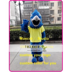 Blue Falcon Mascot Costume Eagle Hawk