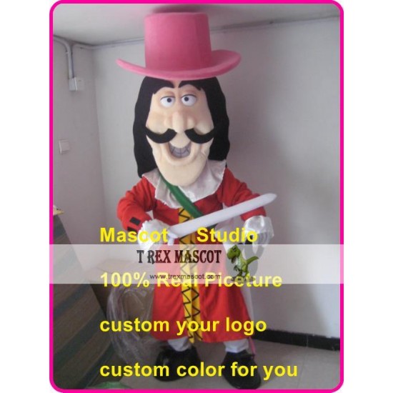 Captain Pirate Mascot Costume