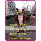 Dark Red Griffin Mascot Gryphon Costume