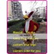 Dark Red Griffin Mascot Gryphon Costume