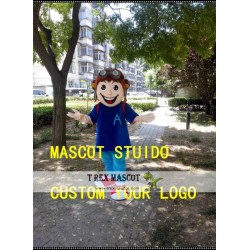 Custom Pilot Boy Mascot Costume