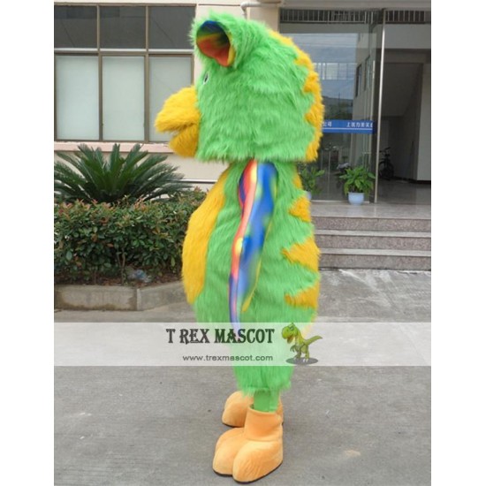 Cartoon Cosplay Green Beast Mascot Costume