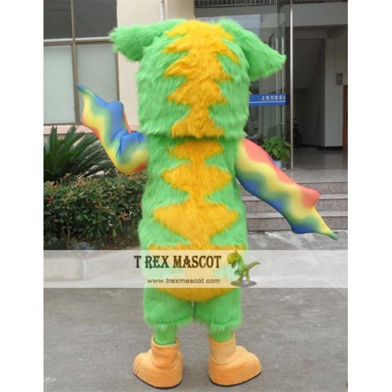 Cartoon Cosplay Green Beast Mascot Costume