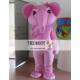 Cartoon Pink Elephant Mascot Costume