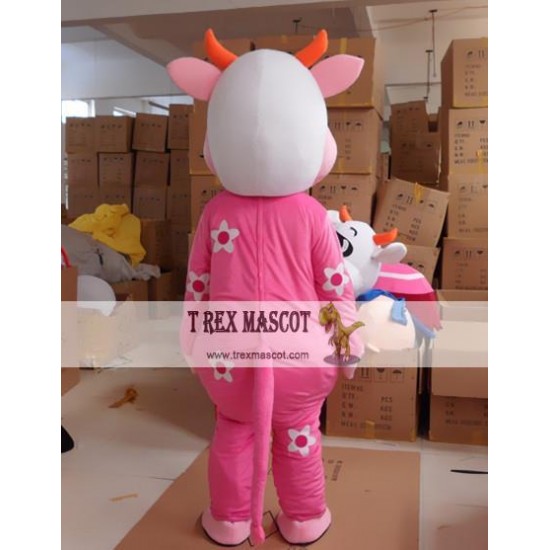 Animal Cartoon Plush Cow Mascot Costume