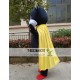 Cosplay Cartoon Animal Black Cow Mascot Costume