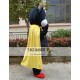 Cosplay Cartoon Animal Black Cow Mascot Costume