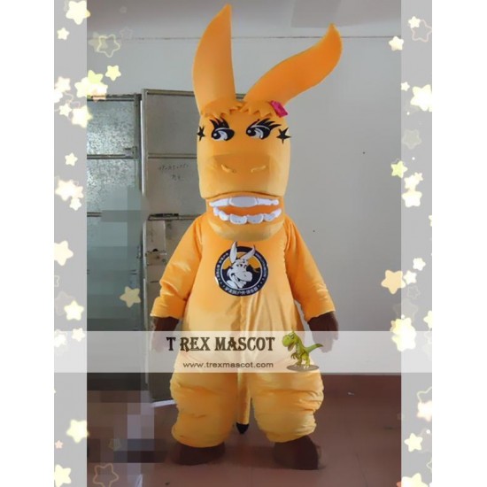 Cartoon Donkey Animal Mascot Costume