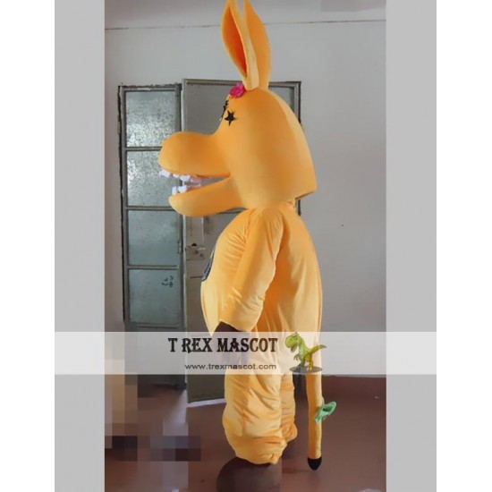 Cartoon Donkey Animal Mascot Costume