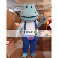 Cartoon Cosplay Hippo Mascot Costume