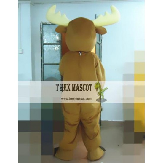 Cartoon Christmas Elk Mascot Costume