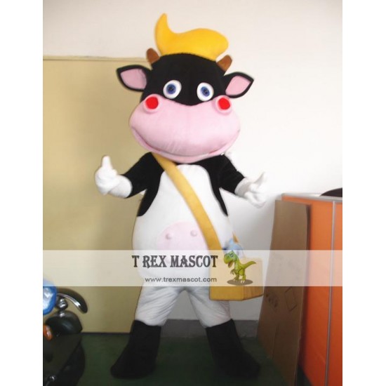 Cartoon Animal Cow Mascot Costume