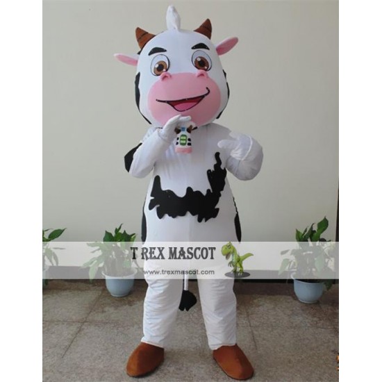 Cartoon Animal, Happy Cow, Cow Mascot Costume