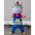 Animal Cartoon Plush Bib Bull Mascot Costume