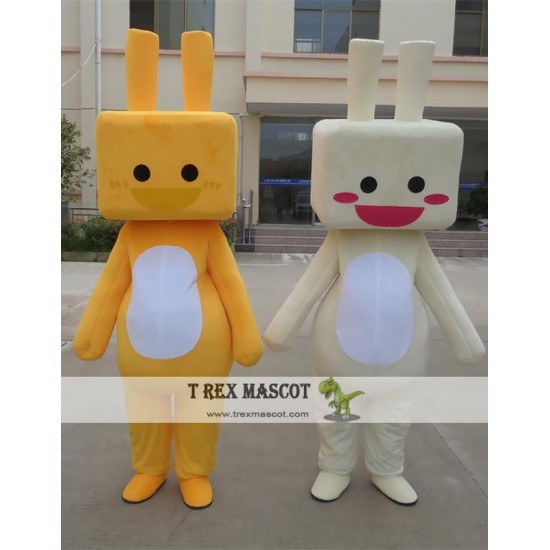 Cartoon Plush Rabbit Mascot Costume