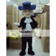 Plush American Cowboy Gentleman Cartoon Mascot Costume