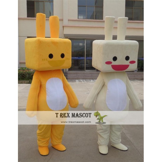 Cartoon Plush Rabbit Mascot Costume