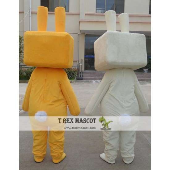 Cartoon Plush Rabbit Mascot Costume