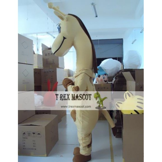 Little Cartoon Animal Plush Giraffe Mascot Costume