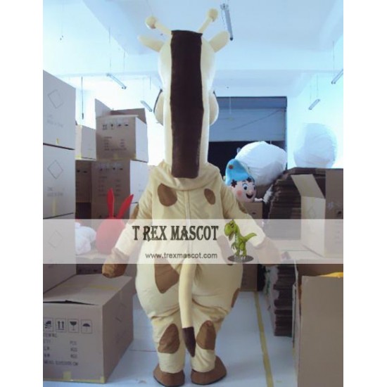 Little Cartoon Animal Plush Giraffe Mascot Costume