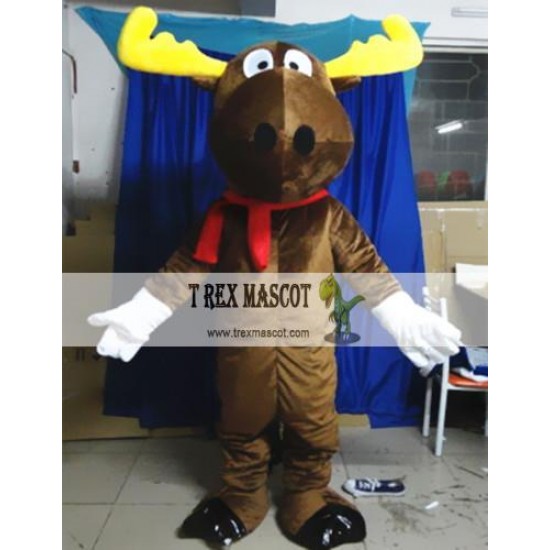 Cartoon Animal Cosplay Christmas Elk Mascot Costume