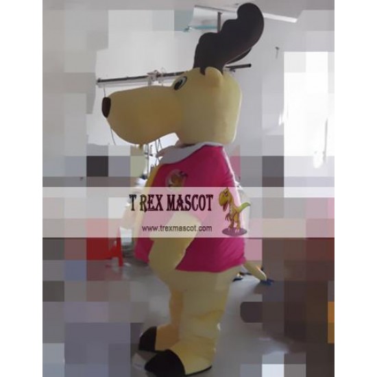 Cartoon Cosplay Animal Tie Deer Mascot Costume