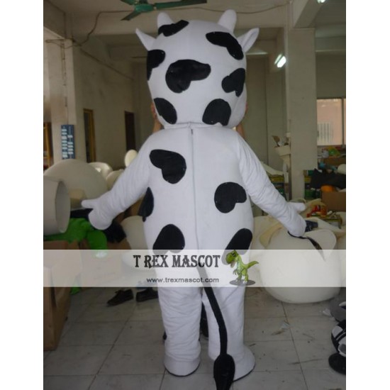 Cartoon Cow Mascot Costume