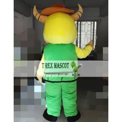 Cartoon Cosplay Cow Mascot Costume