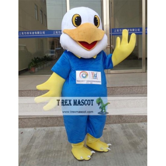 Cartoon Cosplay Plush Eagle Mascot Costume