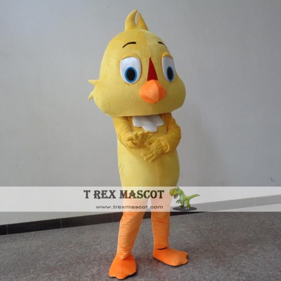 Cartoon Stuffed Animal Little Yellow Chicken Mascot Costume